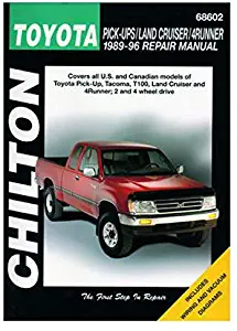 Chilton Toyota Trucks/Land Cruiser/4Runner 1989-1996 Repair Manual (68602)