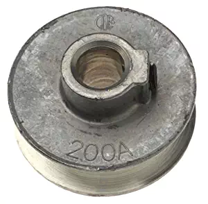 Chicago Die Cast 200A2" x 1/2" Die-Cast V-Grooved Pulley (Discontinued by Manufacturer)