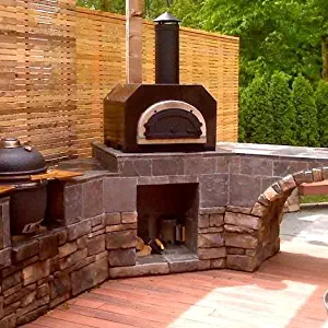 Chicago Brick Oven CBO-500 Countertop Outdoor Wood Fired Pizza Oven - Copper