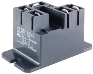 NTE Electronics R47-5A15-120 Series R47 General Purpose AC Relay, SPDT Contact Arrangement, 20/10 Amp, 120VAC