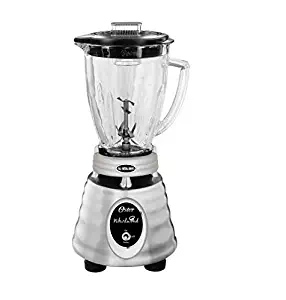 Oster Classic Series Whirlwind Blender with Glass Jar, Brushed Stainless