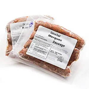 Merguez Lamb Sausages by Chateau Royal - Twin-Pack (24 ounce)