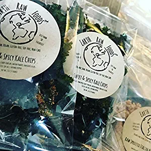 EArTh Raw Foods Sweet & Spicy Kale Chips, Organic