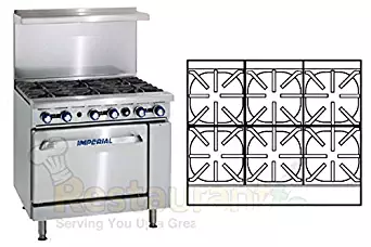 Imperial Commercial Restaurant Range 36" With 6 Burners 1 Standard Oven Propane Model Ir-6
