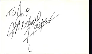 Michael Haynes Stuntman Signed 3"x5" Index Card ID: 10596 - NFL Cut Signatures