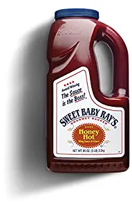 Sweet baby Ray's honey hot wing sauce and glaz Half gallon