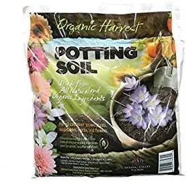 Organic Harvest Potting Mix Soil for Vegetables, Herbs and Flowers, 4 Quart (Packaging May Vary) (1 Bag)