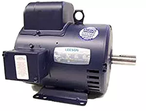 New Leeson Electric Motor 7.5hp 1ph 230Volt 184T 3450 rpm 1 1/8 shaft - 132044 - Compressor motor by Leeson