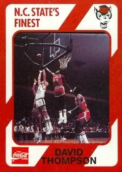 David Thompson Basketball Card (N.C. North Carolina State) 1989 Collegiate Collection #164