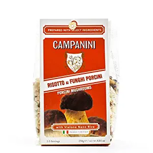 Risotto with Porcini Mushrooms by Riseria Campanini (8.8 ounce)