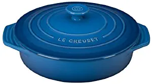Le Creuset PG0562S3A-2459 Stoneware Covered Round Casserole, 9.5-Inch, Marseille