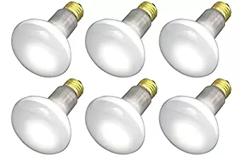 (Pack Of 6) 45R20/FL 120V - 45 Watt R20 Flood - E26 Base 45W - Light Bulbs