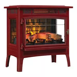 Duraflame 3D Infrared Electric Fireplace Stove with Remote Control - DFI-5010 (Cinnamon)