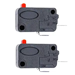 Microwave Door Switch, SZM-V16-FA-63 Microwave Oven Switch for LG GE Kenmore Microwave Oven 3B73362F PS3522738 (2 Pack)