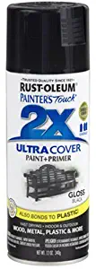 Rust-Oleum 249122 Painter's Touch Multi Purpose Spray Paint, 12-Ounce, Black
