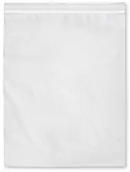 12" x 15" 2 mil. - Clear Plastic Reclosable Single Zipper Poly Bag (100 Pack) | MagicWater Supply Brand