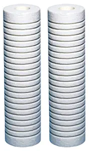 Aqua-Pure AP124 Universal Whole House Filter Replacement Cartridge for Heavy/Coarse Sediment, 2-Pack