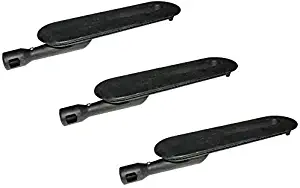 Music City Metals 3 Pack of 20561 Cast Iron Burner Replacement for Selected Gas Grill Models by Charbroil Kenmore and Others