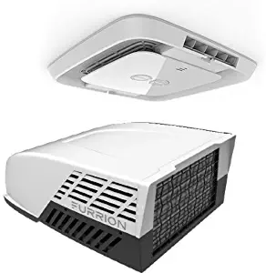 Furrion CHILL Rooftop Air Conditioner with Manual Control. Includes a Chill 14,500 BTU Rooftop Airconditioner (White) CHILL Air Distribution Box with Manual Control - EACMAN2