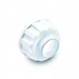 Omega Juicer End Cap Replacement Part for Drum Unit #1 or #2 WHITE Color 8004 8003 8005 8006