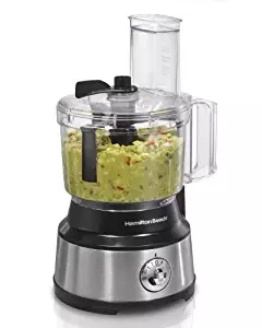 Hamilton Beach (70730) Food Processor & Vegetable Chopper with Bowl Scraper, 10 Cup, Electric (Certified Refurbished)