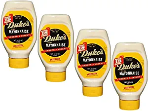 Duke's Real Mayonnaise, 18 Fl Oz. squeeze bottle,Pack of 4