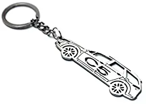 Keychain With Ring For Citroen C5 II Universal Steel Key Pendant Chain Automobile Gift Car Design Accessories Laser Cut Home Key