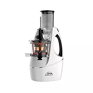 Heaven Fresh Slow Masticating Juicer, Provide You Anti-Oxidation Juice. (75mm Wide Mouth chute, 240W Brushless Quiet Motor, Include Frozen Dessert Strainer)