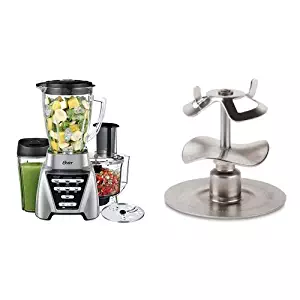 Oster Pro 1200 Blender 2-in-1 with Food Processor Attachment and XL Personal Blending Cup and Oster Milkshake Blade Bundle