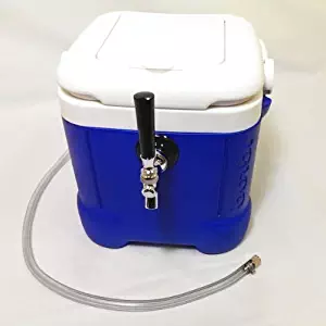 Mini Jockey Box - Portable Single Faucet Cooler- 50' Stainless Steel Coil (12QT)